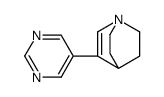3-pyrimidin-5-yl-1-azabicyclo[2.2.2]oct-2-ene Structure