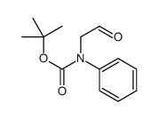 tert-butyl N-(2-oxoethyl)-N-phenylcarbamate Structure