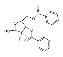 2-脱氧-2,2-二氟-D-核糖-3,5-二苯甲酸酯结构式