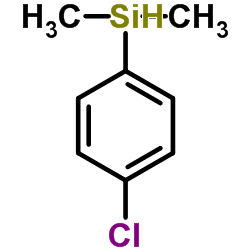 (4-Chlorophenyl)(dimethyl)silane结构式
