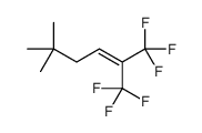 1,1,1-trifluoro-5,5-dimethyl-2-(trifluoromethyl)hex-2-ene结构式