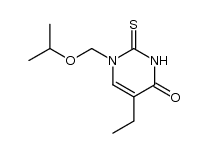 5-ethyl-1-(isopropoxymethyl)-2-thioxo-2,3-dihydropyrimidin-4(1H)-one Structure