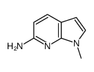 1-甲基-1H-吡咯并[2,3-b]吡啶-6-胺结构式