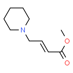 methyl -4-(piperidin-1-yl)but-2-enoate结构式