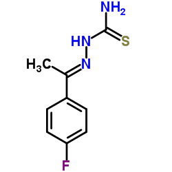 2-[(E)-1-(4-FLUOROPHENYL)ETHYLIDENE]-1-HYDRAZINECARBOTHIOAMIDE structure