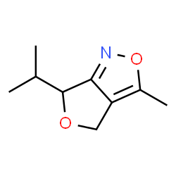 4H,6H-Furo[3,4-c]isoxazole,3-methyl-6-(1-methylethyl)-(9CI) structure