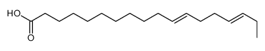 octadeca-11,15-dienoic acid结构式