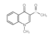 4(1H)-Quinolinone,1-methyl-3-(methylsulfinyl)-结构式