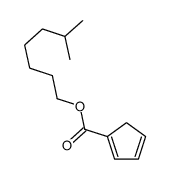 6-methylheptyl cyclopenta-1,3-diene-1-carboxylate结构式