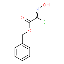 Acetic acid, chloro(hydroxyimino)-, phenylmethyl ester结构式