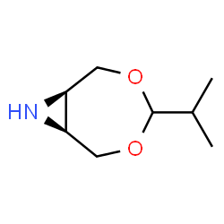 3,5-Dioxa-8-azabicyclo[5.1.0]octane,4-(1-methylethyl)-,(1alpha,4bta,7alpha)-(9CI) structure