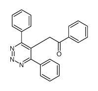 2-(4,6-diphenyltriazin-5-yl)-1-phenylethanone结构式