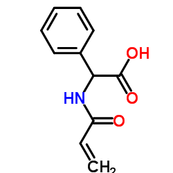 Benzeneacetic acid,-alpha--[(1-oxo-2-propen-1-yl)amino]-结构式