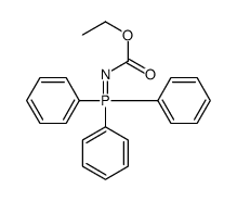 ethyl N-(triphenyl-λ5-phosphanylidene)carbamate结构式