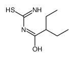 (2-Ethyl-butanoyl)thiourea structure