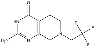 2-amino-7-(2,2,2-trifluoroethyl)-5,6,7,8-tetrahydropyrido[3,4-d]pyrimidin-4(3H)-one Structure