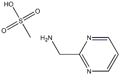 2-Pyrimidinemethanamine Methanesulfonate Structure