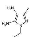 2-ethyl-5-methylpyrazole-3,4-diamine Structure