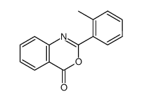 2-(2-methylphenyl)-4H-3,1-benzoxazin-4-one Structure