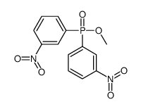 Bis(m-nitrophenyl)phosphinic acid methyl ester Structure