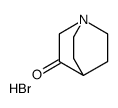 1-azabicyclo[2.2.2]octan-3-one,hydrobromide结构式