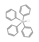 Antimony,chlorotetraphenyl-, (TB-5-12)- Structure