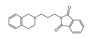 3-(1,2,3,4-tetrahydroisoquinolin-2-yl)-propan-1-ylphthalimide结构式