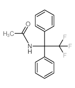Acetamide,N-(2,2,2-trifluoro-1,1-diphenylethyl)-结构式