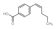 4-Pent-1-enylbenzoic acid structure