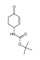 (4-氧代环己-2-烯-1-基)氨基甲酸叔丁酯结构式