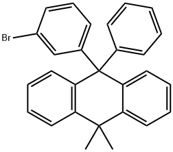 Anthracene, 9-(3-bromophenyl)-9,10-dihydro-10,10-dimethyl-9-phenyl-结构式