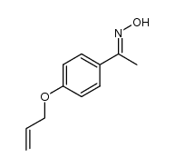 1-(4-allyloxy-phenyl)-ethanone oxime结构式