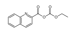 (ethyl carbonic) quinoline-2-carboxylic anhydride结构式