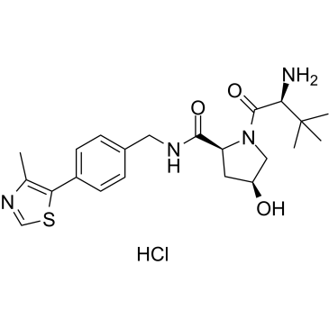 (S,S,S)-AHPC hydrochloride结构式