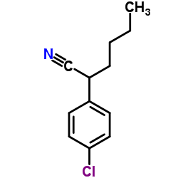 2-(4-氯苯基)己腈结构式