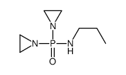 N-[bis(aziridin-1-yl)phosphoryl]propan-1-amine结构式