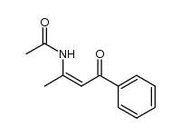 (Z)-N-(4-oxo-4-phenylbut-2-en-2-yl)acetamide Structure