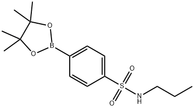 N-Propyl-4-(tetramethyl-1,3,2-dioxaborolan-2-yl)benzenesulfonamide Structure