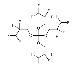 TETRAKIS(2,2,3,3-TETRAFLUOROPROPYL)ORTHOCARBONATE structure