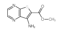 Methyl 7-aminothieno[2,3-b]pyrazine-6-carboxylate structure
