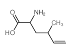 5-Hexenoic acid,2-amino-4-methyl- Structure
