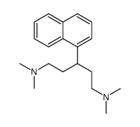 N,N,N',N'-tetramethyl-3-naphthalen-1-ylpentane-1,5-diamine结构式