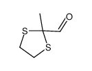 2-methyl-1,3-dithiolane-2-carbaldehyde结构式