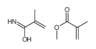 methyl 2-methylprop-2-enoate,2-methylprop-2-enamide结构式