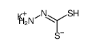 potassium,N-aminocarbamodithioate Structure