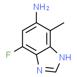 1H-Benzimidazol-5-amine,7-fluoro-4-methyl-(9CI) Structure