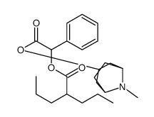 Di-n-propylacetyl-homatropine [French] Structure