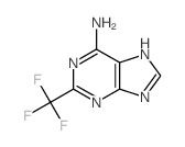 2-(trifluoromethyl)-5H-purin-6-amine结构式