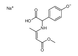 sodium (4-hydroxyphenyl)[(3-methoxy-1-methyl-3-oxoprop-1-enyl)amino]acetate picture