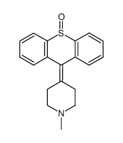 9-(1-Methylpiperidin-4-ylidene)-9H-thioxanthene 10-oxide结构式